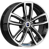 K&K Каланг 6.5x17 5*139.7 ET40 DIA98.1 Алмаз черный Литой