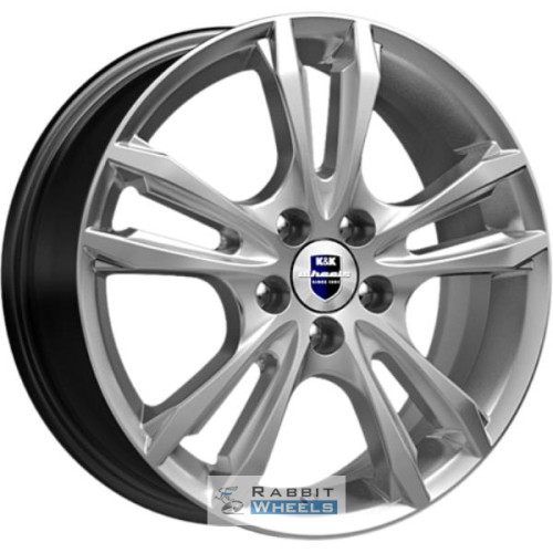K&K Samara 6x16 4*114.3 ET40 DIA67.1 Elite silver Литой