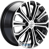 Khomen KHW 1610 6.5x16 5*110 ET45 DIA67.1 Black-FP Литой