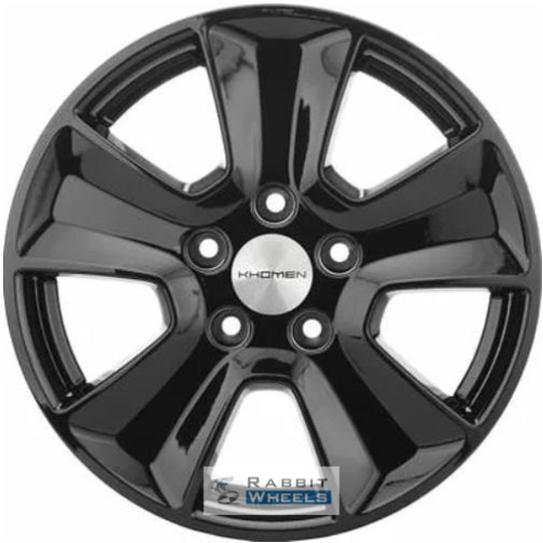 Khomen KNW 1601 6.5x16 5*114.3 ET50 DIA66.1 Black Литой