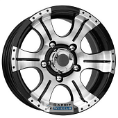 K&K Байконур 8x16 5*139.7 ET20 DIA110.1 Алмаз черный Литой