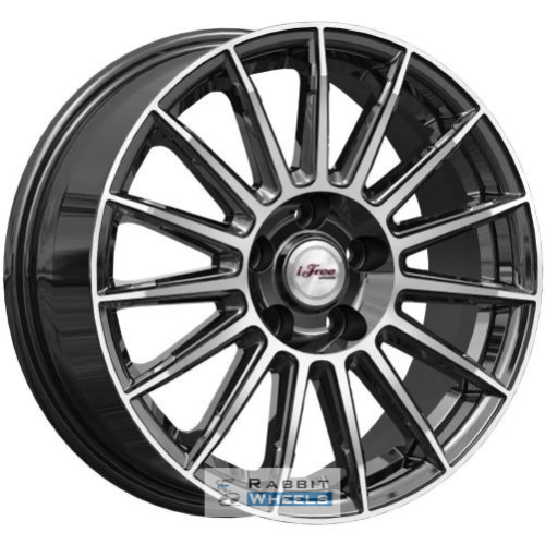 iFree Азур 6.5x16 5*114.3 ET40 DIA66.1 Блэк Джек Литой