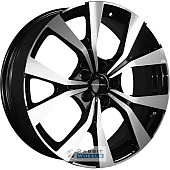 Khomen KHW 1906 7x19 5*108 ET45 DIA65.1 Black Литой