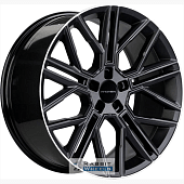 Khomen KHW 2101 9.5x21 5*112 ET36 DIA66.6 Black Matt MR Литой