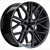 Khomen KHW 2101 9.5x21 5*120 ET49 DIA72.6 Black Matt MR Литой
