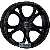 MAK Lario 9.5x19 5*120 ET39 DIA72.6 Gloss Black Литой