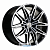 Khomen KNW 1904 8.5x19 5*112 ET30 DIA66.6 Black-FP Литой