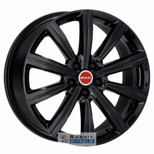 MAK Birmingham 8.5x20 5*112 ET28 DIA66.6 Gloss Black Литой