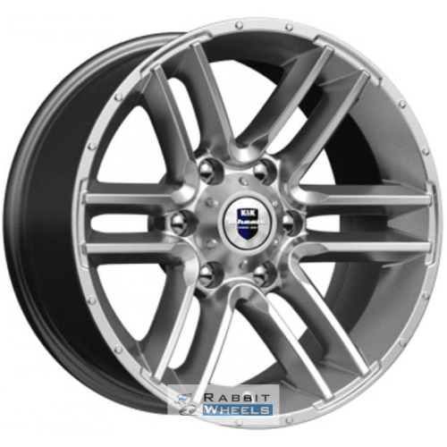 K&K Алгама 8x17 6*139.7 ET0 DIA106.1 Дарк платинум Литой