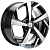 Khomen KHW 1712 7x17 5*110 ET45 DIA67.1 Black-FP Литой
