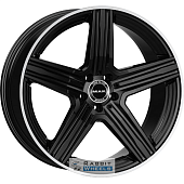 MAK Lewis 8.5x21 5*112 ET40 DIA66.6 Gloss Black Mirror Ring Литой