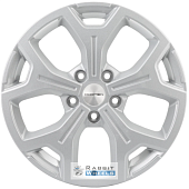 Khomen KHW 1710 6.5x17 5*120 ET55 DIA65.1 F-Silver Литой