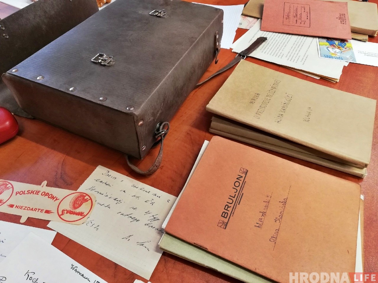У польскім Слупску знайшлі партфель гродзенскай школьніцы, які пераносіць у канец 1930-х
