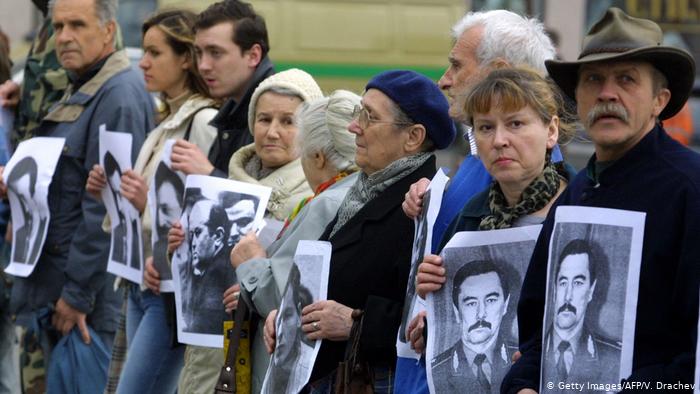 Акция памяти пропавших без вести оппозиционеров, Минск (фото из архива)