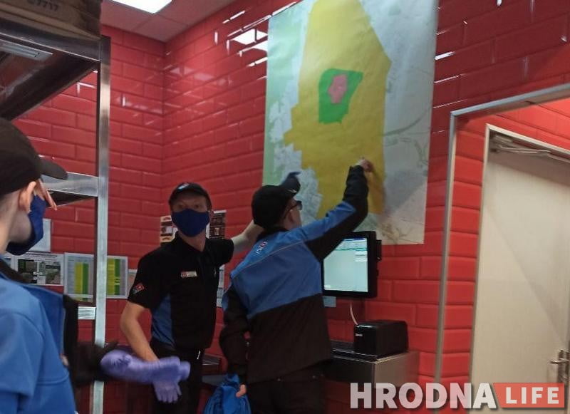 На Дзевятоўцы адкрылася першая ў Гродне  Domino’s pizza