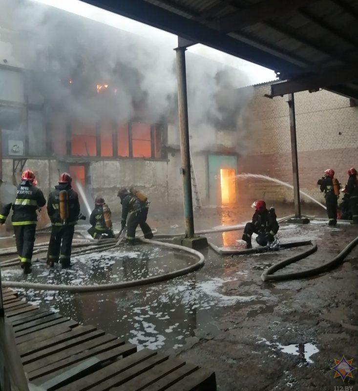 На “Гронитекс” в Гродно произошёл пожар. Что известно