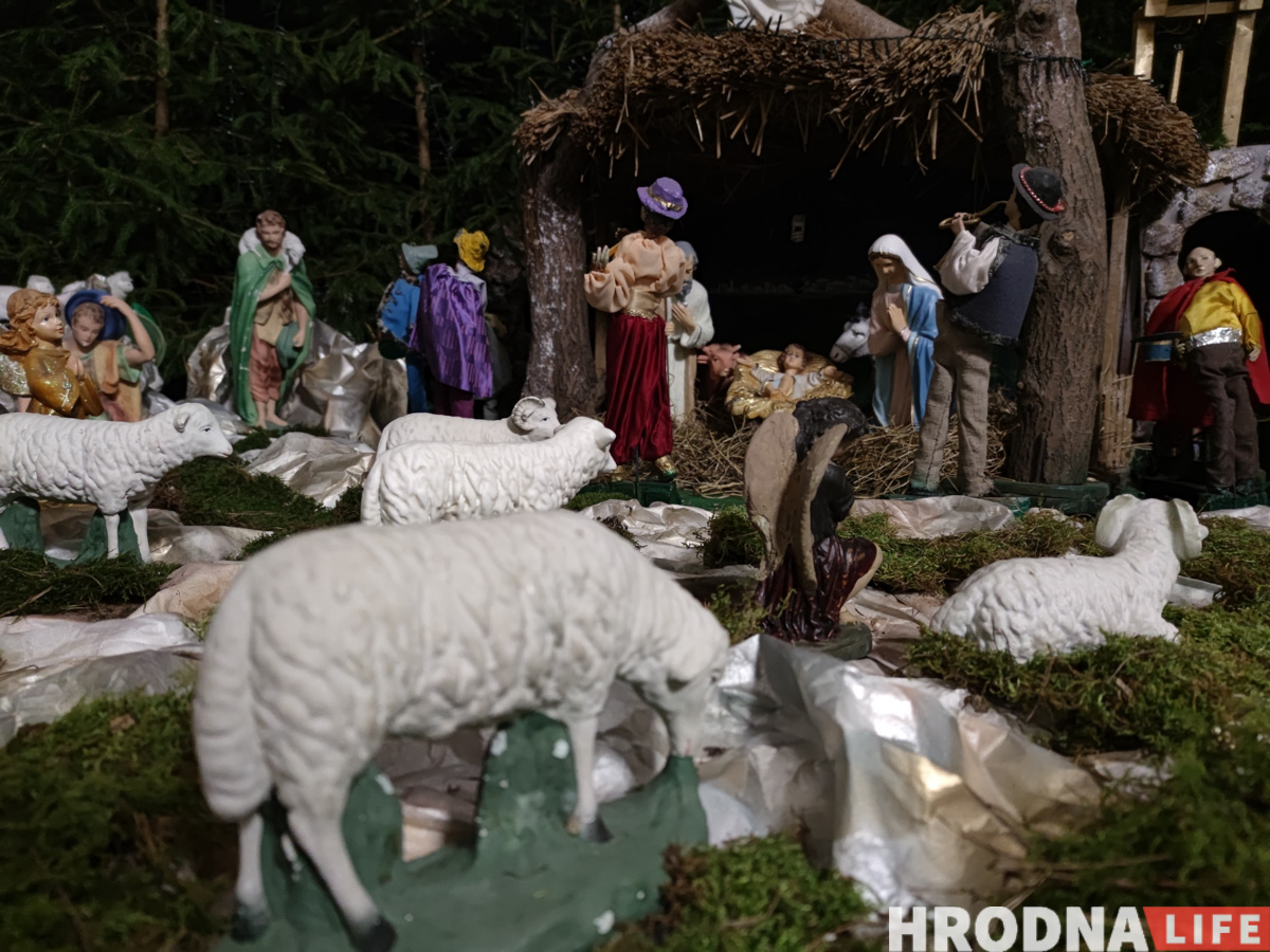 Завтра – Рождество. Как выглядят шопки в костелах Гродно накануне праздника