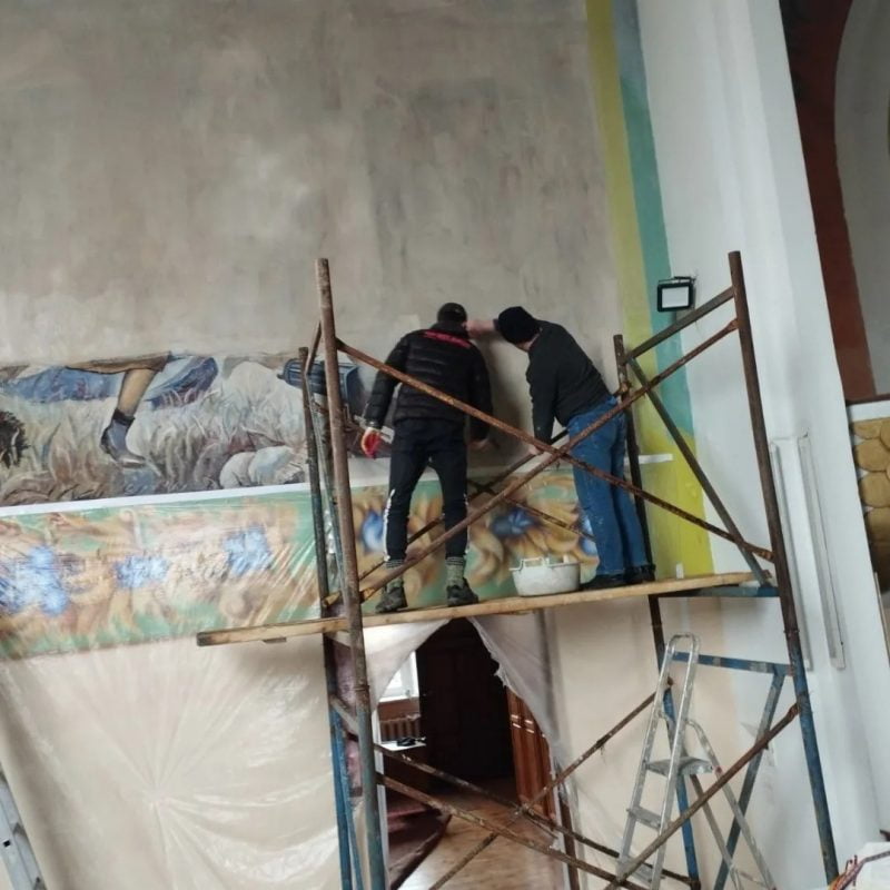 В костеле на Сморгонщине закрасили 100-летнюю фреску, которая не понравилась пропагандистке