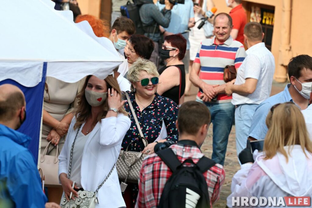 В Гродно прошел первый пикет за Лукашенко (ФОТО+ВИДЕО)