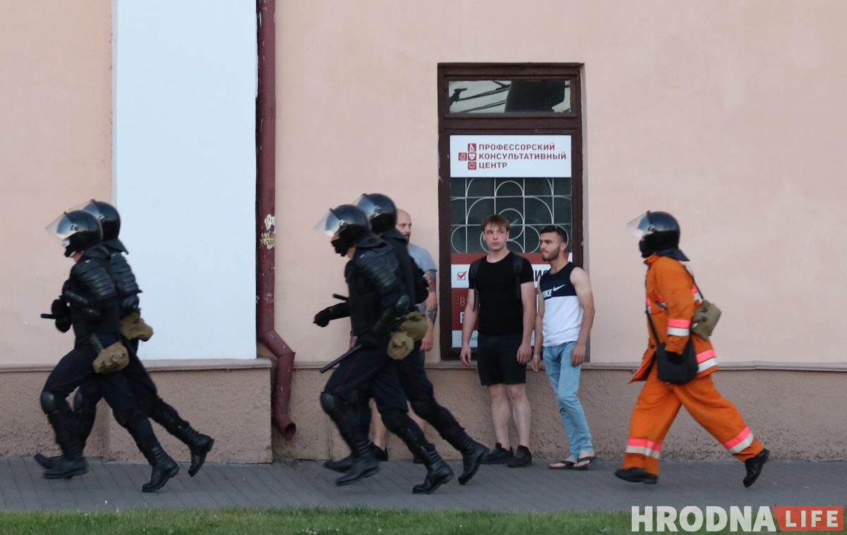 Вечер после выборов президента: онлайн из Гродно