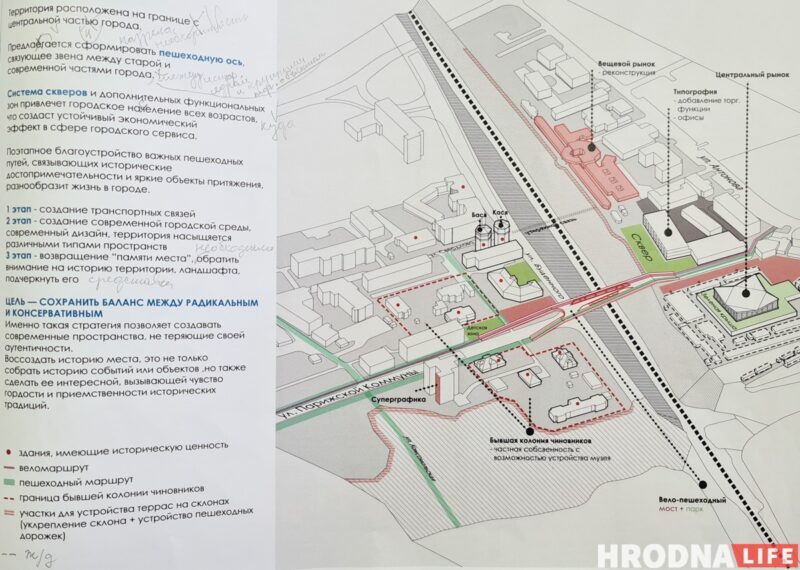 В Гродно появятся три пешеходных моста и зона отдыха вместо порта. Что еще ждет центр города?