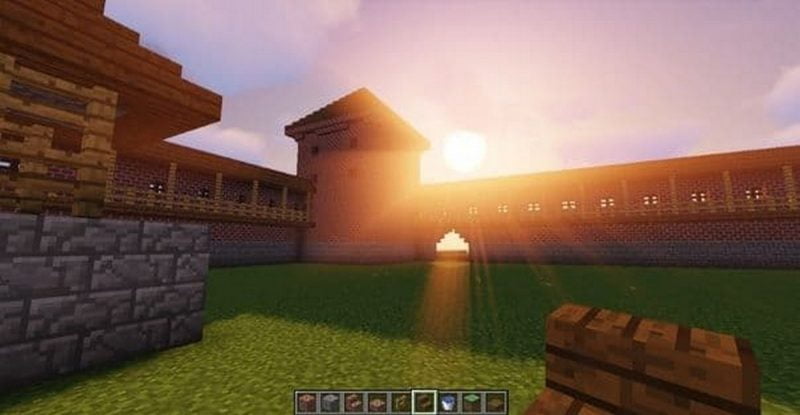 построить Беларусь в Minecraft майнкрафт, Лидский замок