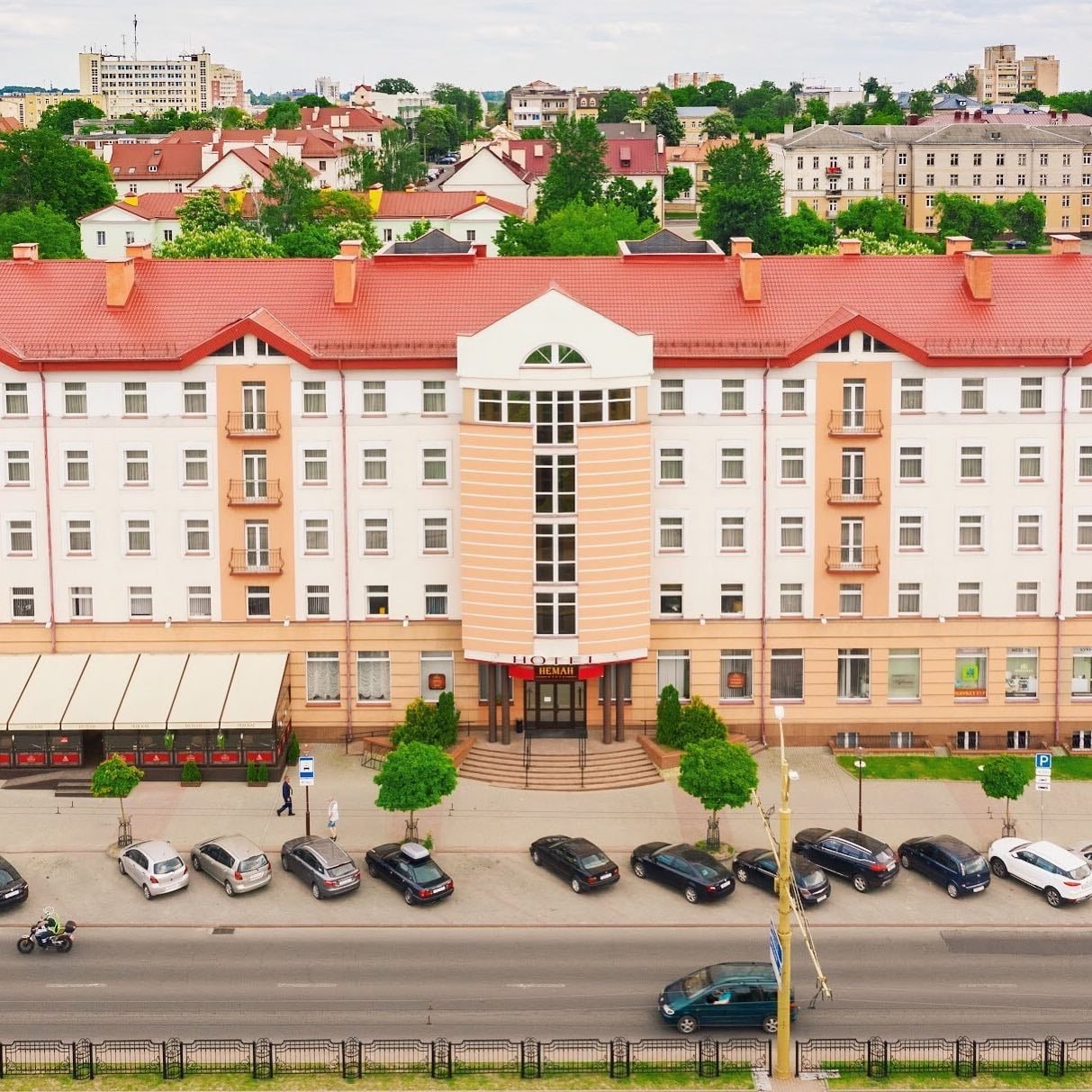 Отель Неман, туристы в Гродно