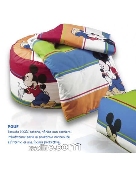Disney Caleffi Mickey Mouse Cotton Pouf