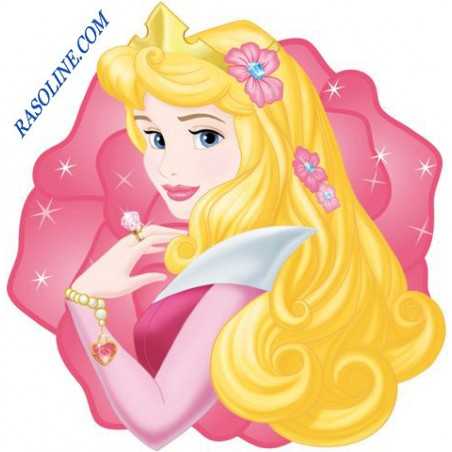 Tappeto-Scendiletto Rosa Princess Principesse Aurora 67 X 67 cm Disney