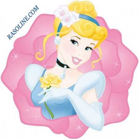 Tappeto-Scendiletto Princess Principesse Cenerentola 67 X 67 Cm Disney