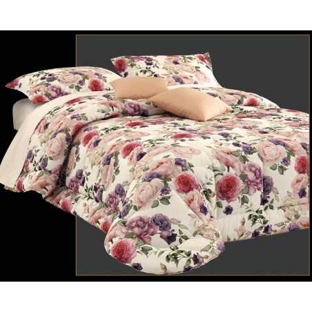 Winter Quilt Velvet Digital Flower Print 265x265cm King or Super king Bed Comforter