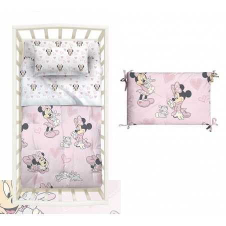 The comforter and bumper Baby Bedding Minnie DISNEY