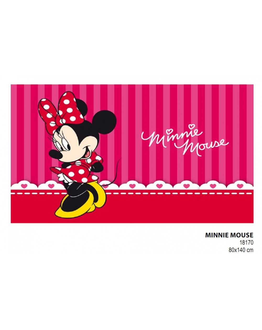 Carpet Action Line Disney Minnie Mouse