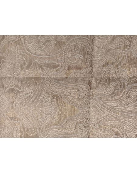 Beadspread bed-cover in jacquard Beige Cachemire
