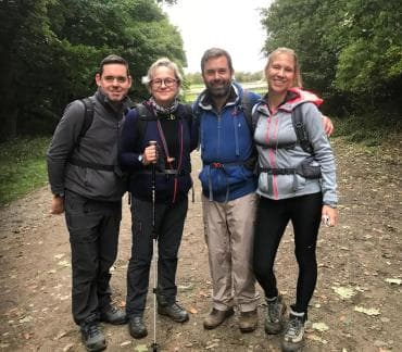 Kings team complete 50km peak district challenge to raise funds for Child Brain Injury Trust