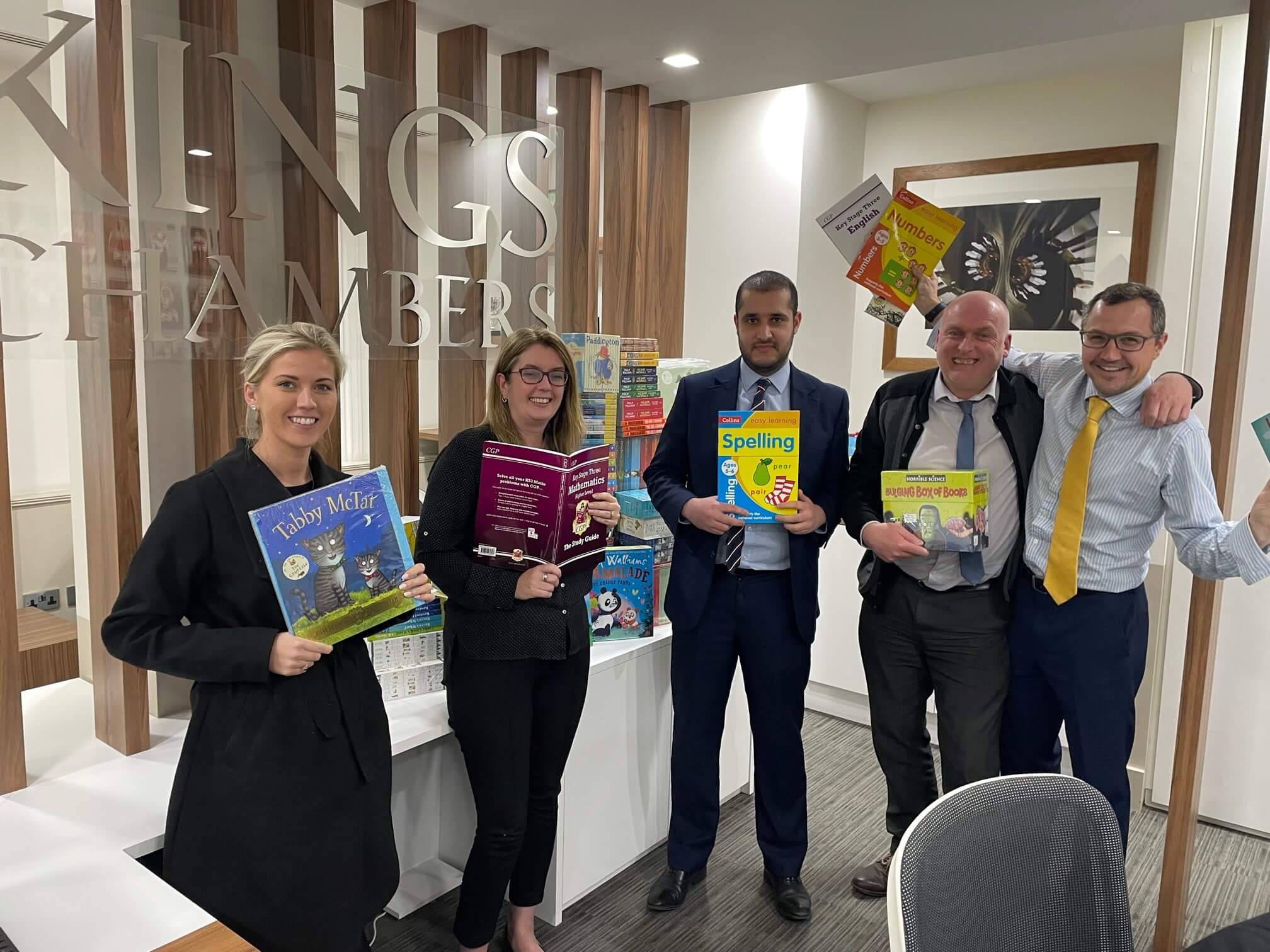 Kings Chambers supports Wood Street Mission Books Forever Appeal