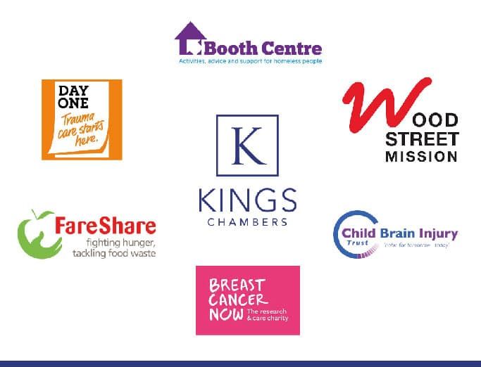 Kings Chambers raises £25,000 for local charities