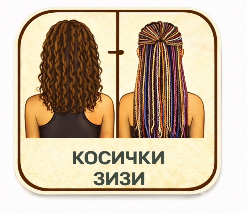 Зизи косички