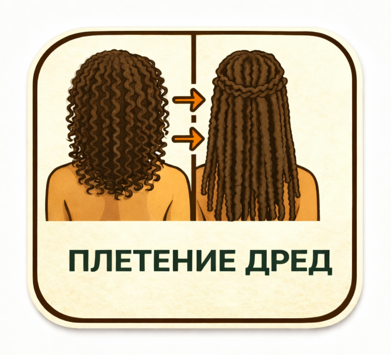 Натуральные дреды