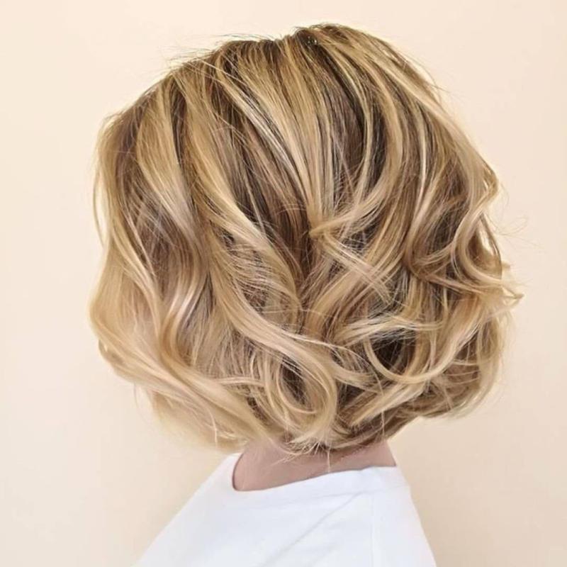 Локоны утюжком