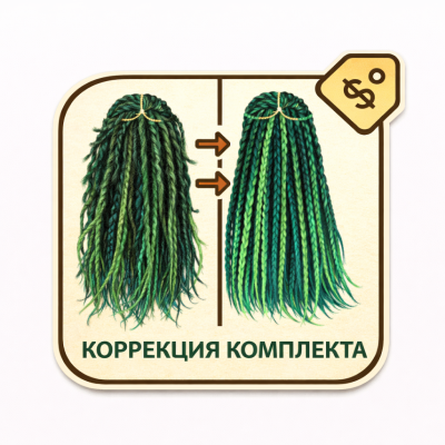 Коррекция комплекта декос-дредов (DE-комплекта)