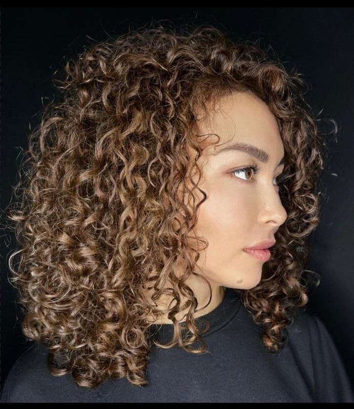 Завивка мелкие кудри