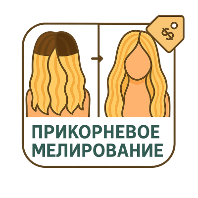 Прикорневое мелирование 50 пакетов