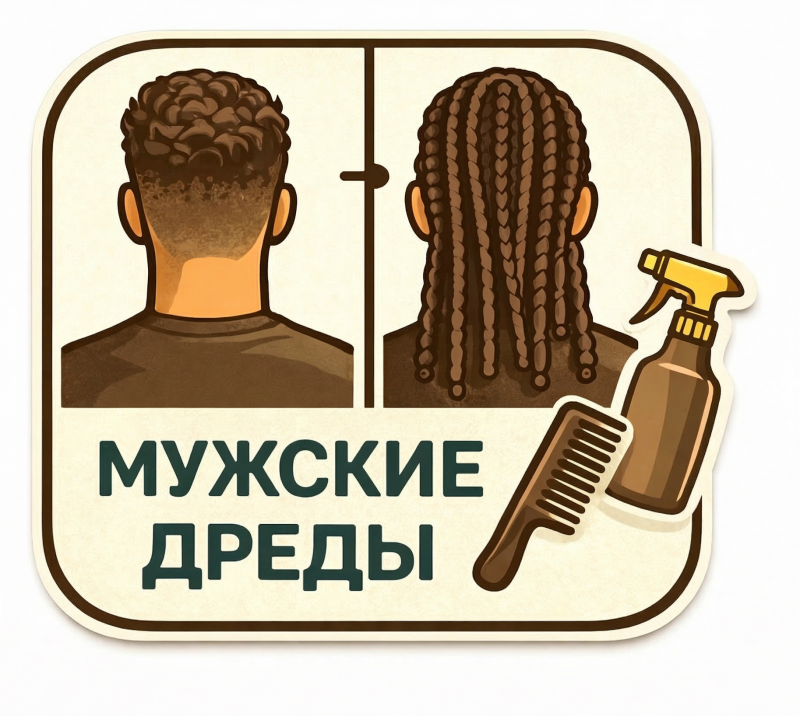 Мужские дреды