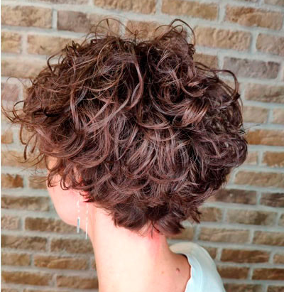 Завивка на короткий волос