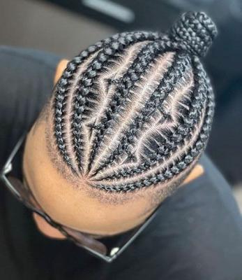 Брейды с узорами для мужчин