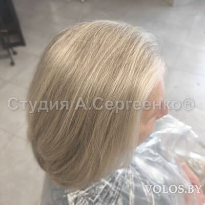 Шитьё седины — натуральный эффект распределения седины по длине