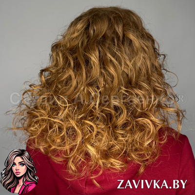Временная завивка волос с постепенно распускающимися локонами