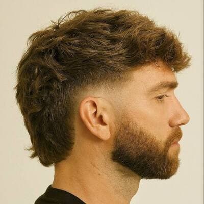 мужская стрижка modern mullet Минск