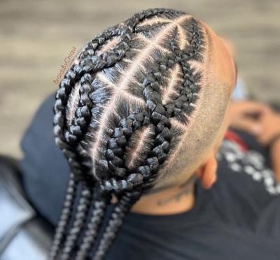 Мужские брейды с узорами
